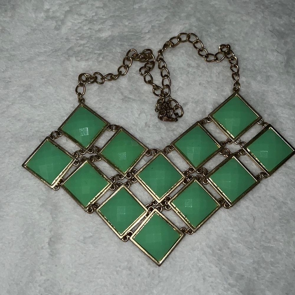 Turquoise & Gold Necklace